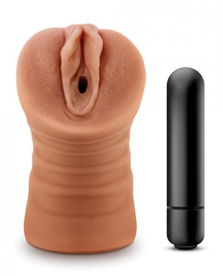 M For Men Julieta Mocha Tan Vagina Stroker