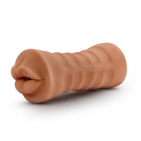 M For Men Isabella Mocha Tan Mouth Stroker