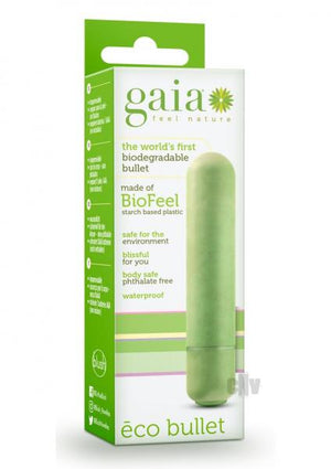 Gaia Eco Bullet Vibrator Green