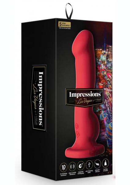 Impressions Las Vegas Vibrator Crimson