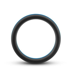 Performance Silicone Go Pro Cock Ring Black Blue