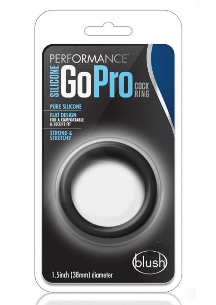 Performance Silicone Go Pro Cock Ring Black