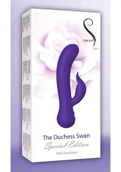 The Duchess Swan Rabbit Style Vibrator Purple