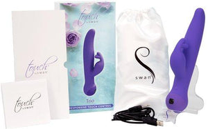 Touch By Swan Trio Purple Rabbit Vibrator