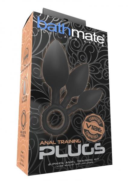 Bathmate Anal Training Plugs Black