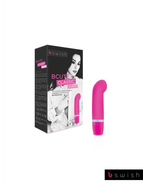 Bcute Curve Silicone Massager Rose