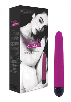 Bgood Massager Waterproof 7 Inch Raspberry