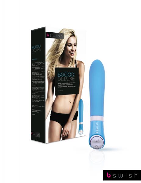 Bgood Deluxe Silicone Vibrator Blue