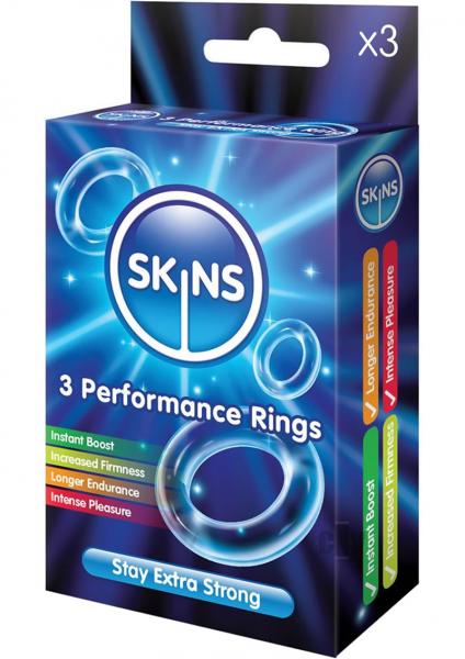 Skins Performance Ring 3 Pack Cock Rings