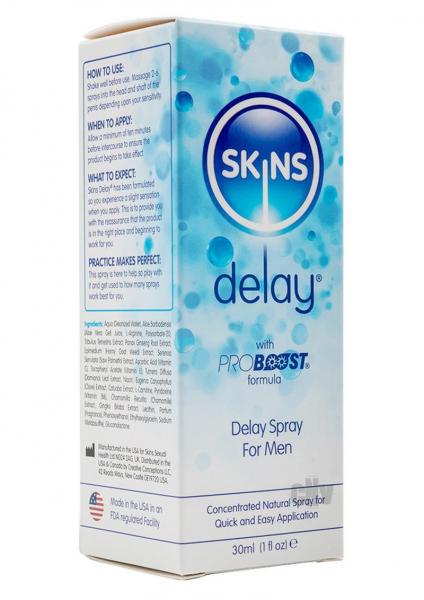 Skins Natural Delay Spray 30ml