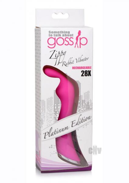 Gossip Zippy Rabbit Vibrator Pink