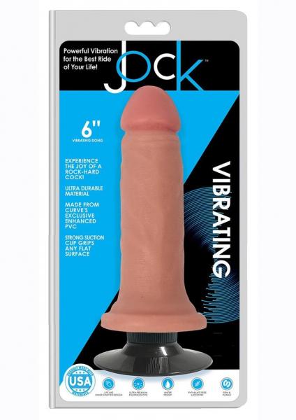 Jock Vibrating Dong No Balls 6 Vanilla