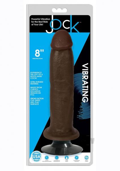 Jock Vibrating Dong No Balls 8 Chocolat