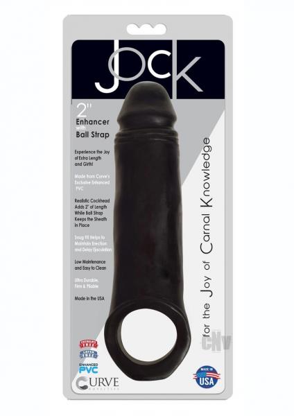 Jock Penis Enhancer W/Strap 2 Black