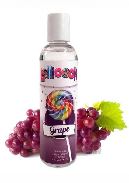 Lollicock Water Base Lube Grape 4oz