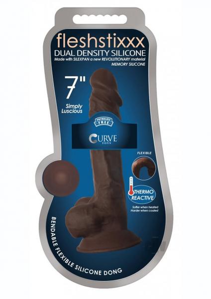 Fleshstixxx Dual Dense W/Balls 7 Choco