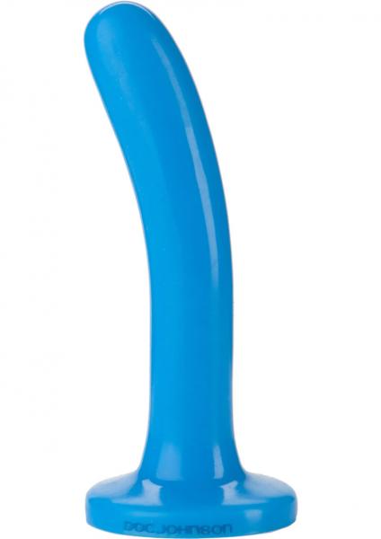 Platinum Premium Silicone The Slim Dildo Blue