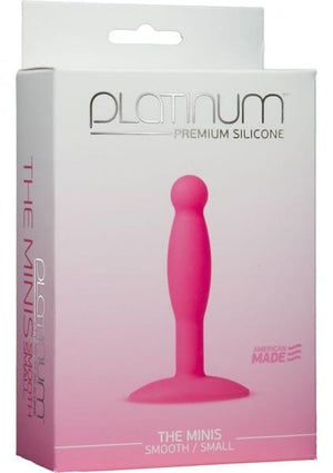 Platinum Silicone The Minis Small Anal Plug Pink