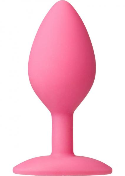 Platinum Silicone The Minis Spade Butt Plug Pink Medium