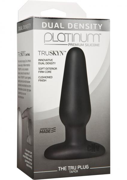 Platinum Truskyn Tru Plug Taper Black