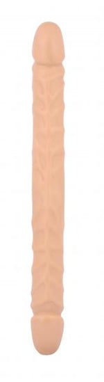 Classic Double Header Veined Dong 18 Inches Beige