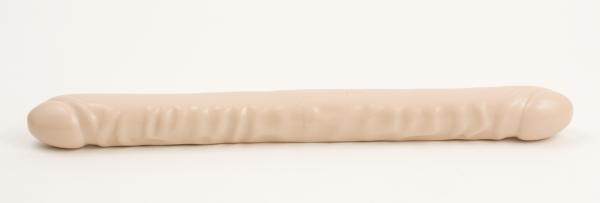 Classic Double Header Veined Dong 18 Inches Beige