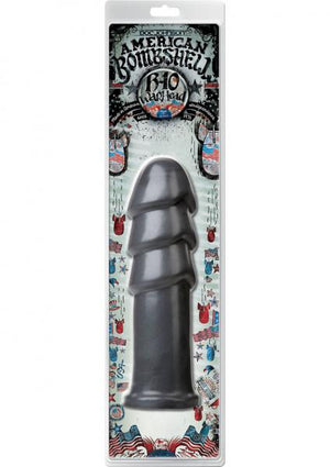 American Bombshell B 10 Warhead Dildo 10 Inches Gray