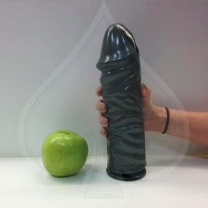 Bunker Buster Dildo 10 Inches Gray