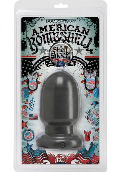 American Bombshell Shellshock Anal Plug Gray