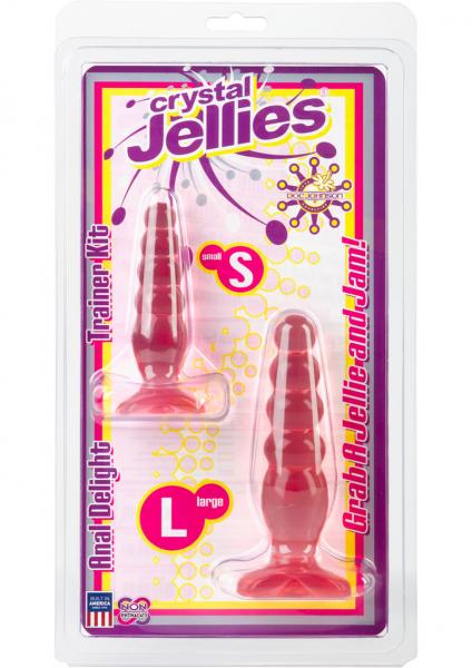 Crystal Jellies Anal Delight Trainer Kit Pink