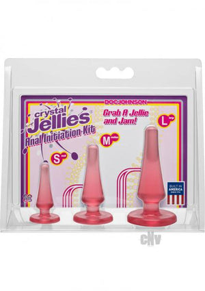 Crystal Jellies Anal Trainer Kit Pink