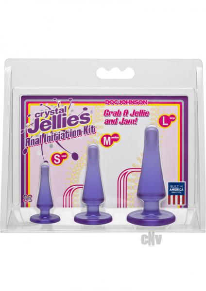 Crystal Jellies Anal Trainer Kit Purple