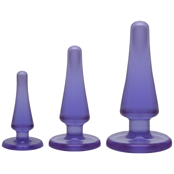 Crystal Jellies Anal Trainer Kit Purple