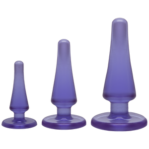 Crystal Jellies Anal Trainer Kit Purple