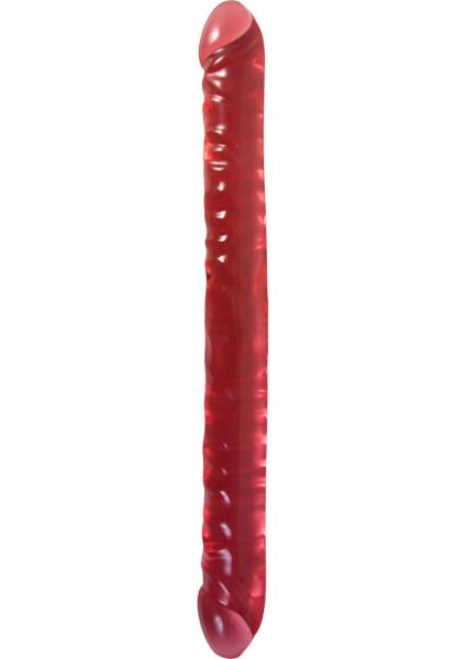 Crystal Jellies Double Dong 18 Inches Pink