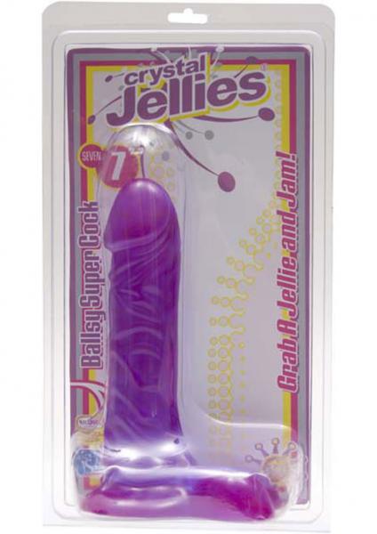 Crystal Jellie Ballsy C*Ck 7in Purple