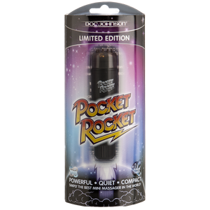 Pocket Rocket Limited Edition Black Massager