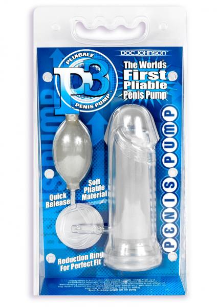 P3 Pliable Penis Pump Clear