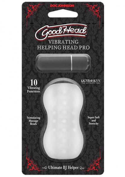 Goodhead Vibrating Helping Head Pro Frost Stroker