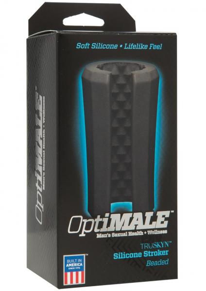 Optimale Silicone Beaded Stroker Black