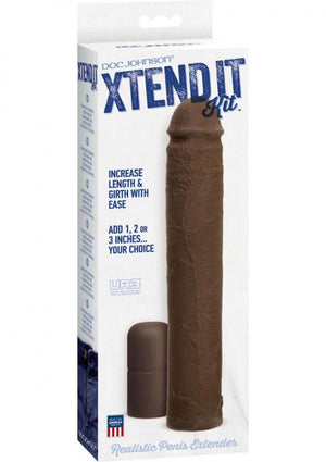 Xtend It Kit Realistic Penis Extender Brown