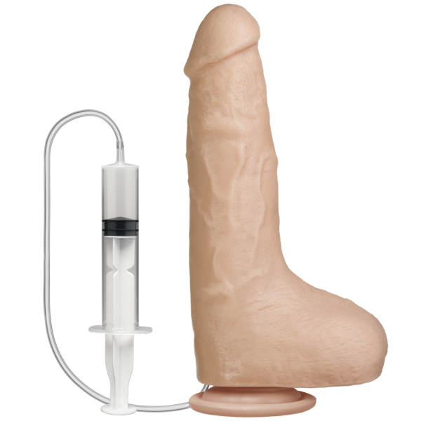 Squirting Realistic Dildo Beige