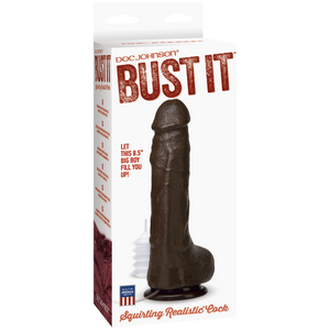 Squirting Realistic Black Dildo