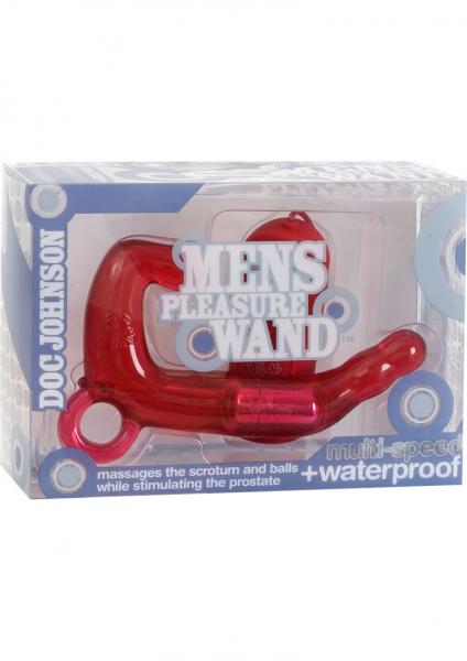 Men's Pleasure Wand Prostate Massager Red