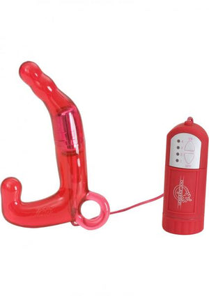 Men's Pleasure Wand Prostate Massager Red