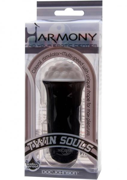 Harmony Twin Souls Yin Vibrator Waterproof 3.5 Inch Black