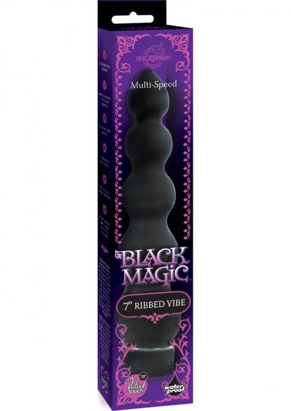 Black Magic Ribbed Vibe 7 Inches