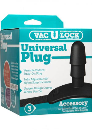 Vac U Lock Black Universal Plug