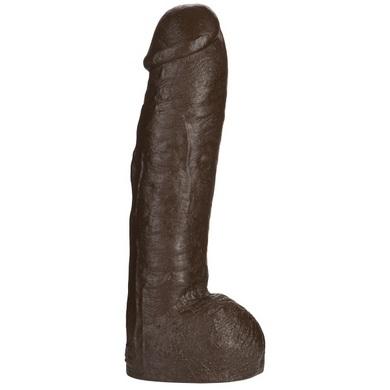 Vac U Lock 12" Realistic Hung Dong Brown