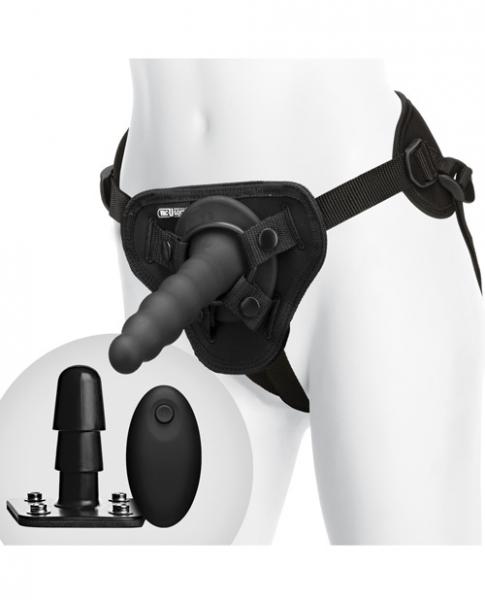 Vac U Lock Ripple Vibrating Pleasure Set Black